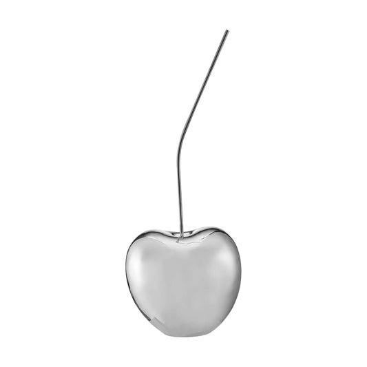 Modern Resin & Metal Sculpture / Small / Chrome