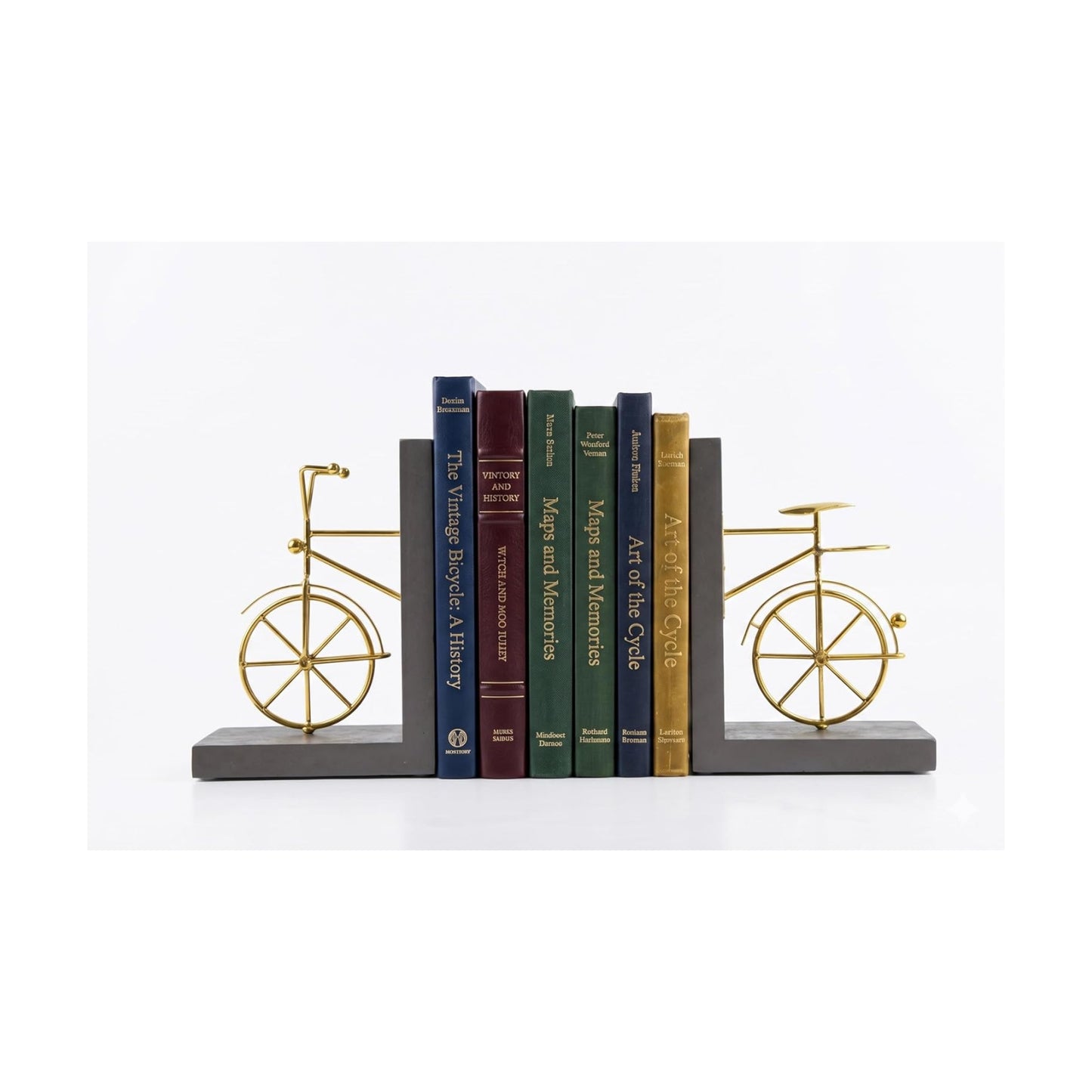 Handcrafted Distressed Wood & Metal Book