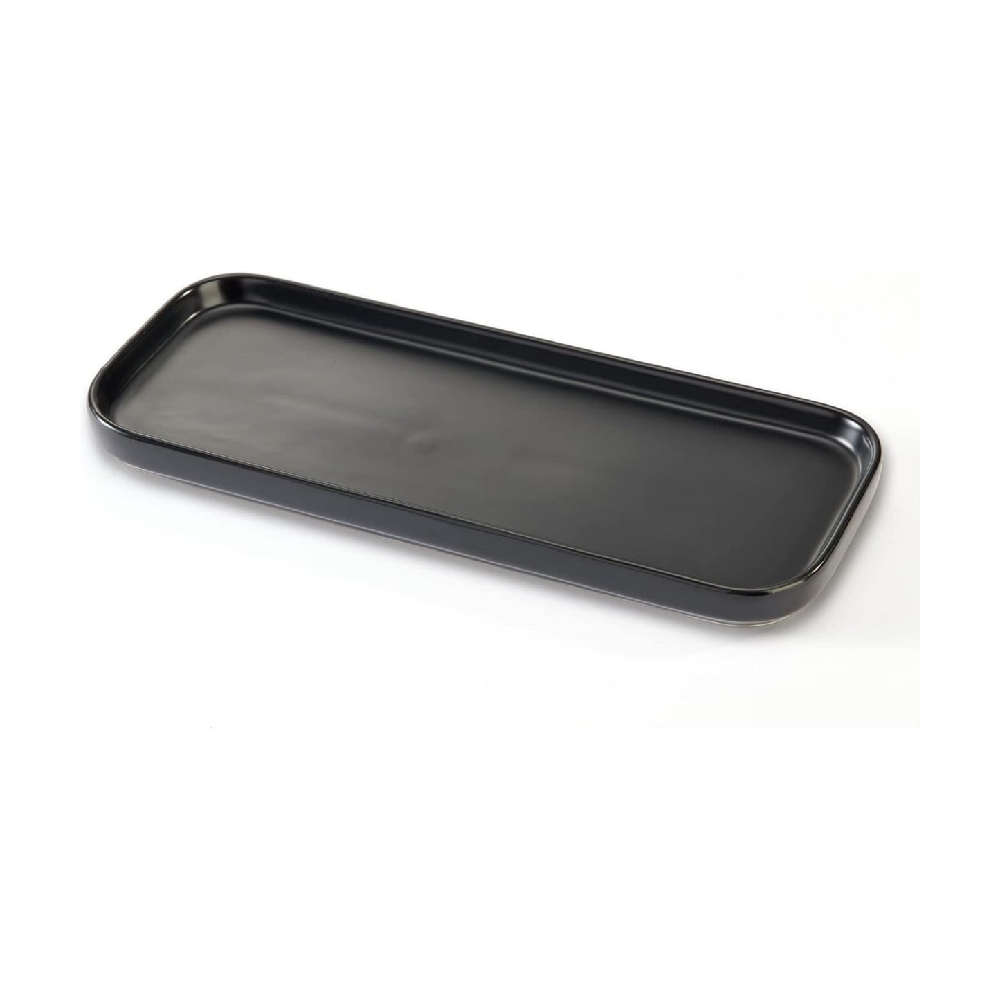 Ceramic Bathroom Tray / Black