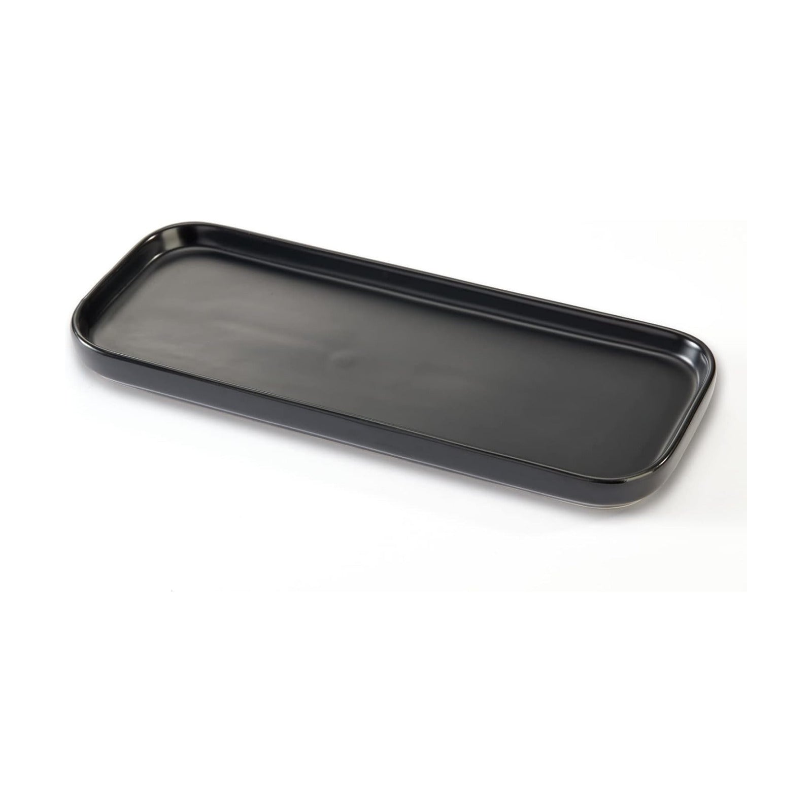 Ceramic Bathroom Tray / Black
