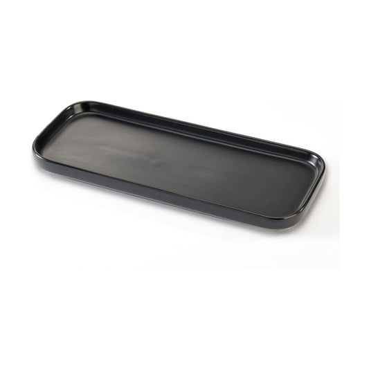 Ceramic Bathroom Tray / Black