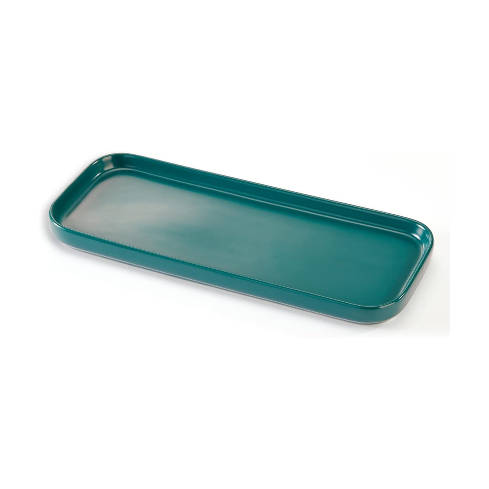 Ceramic Bathroom Tray / Blackish Green