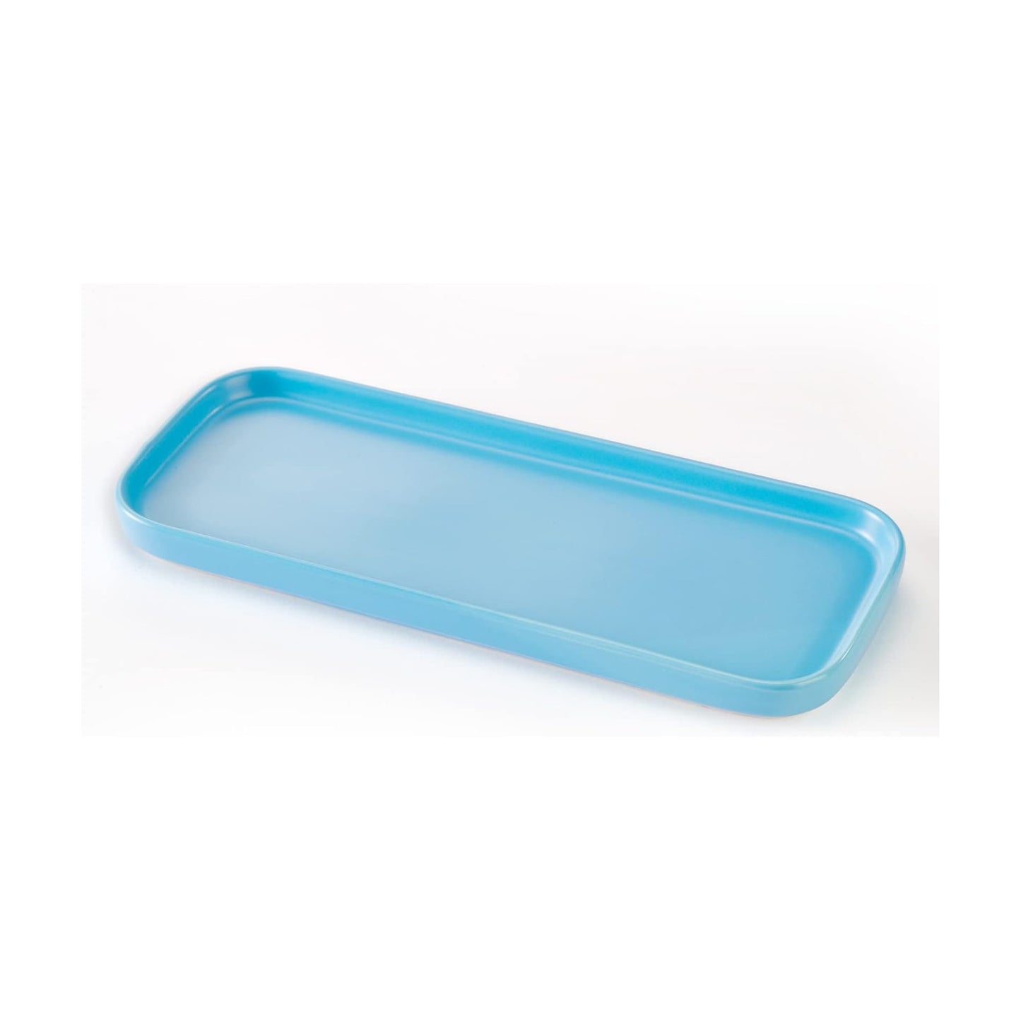 Ceramic Bathroom Tray / Blue