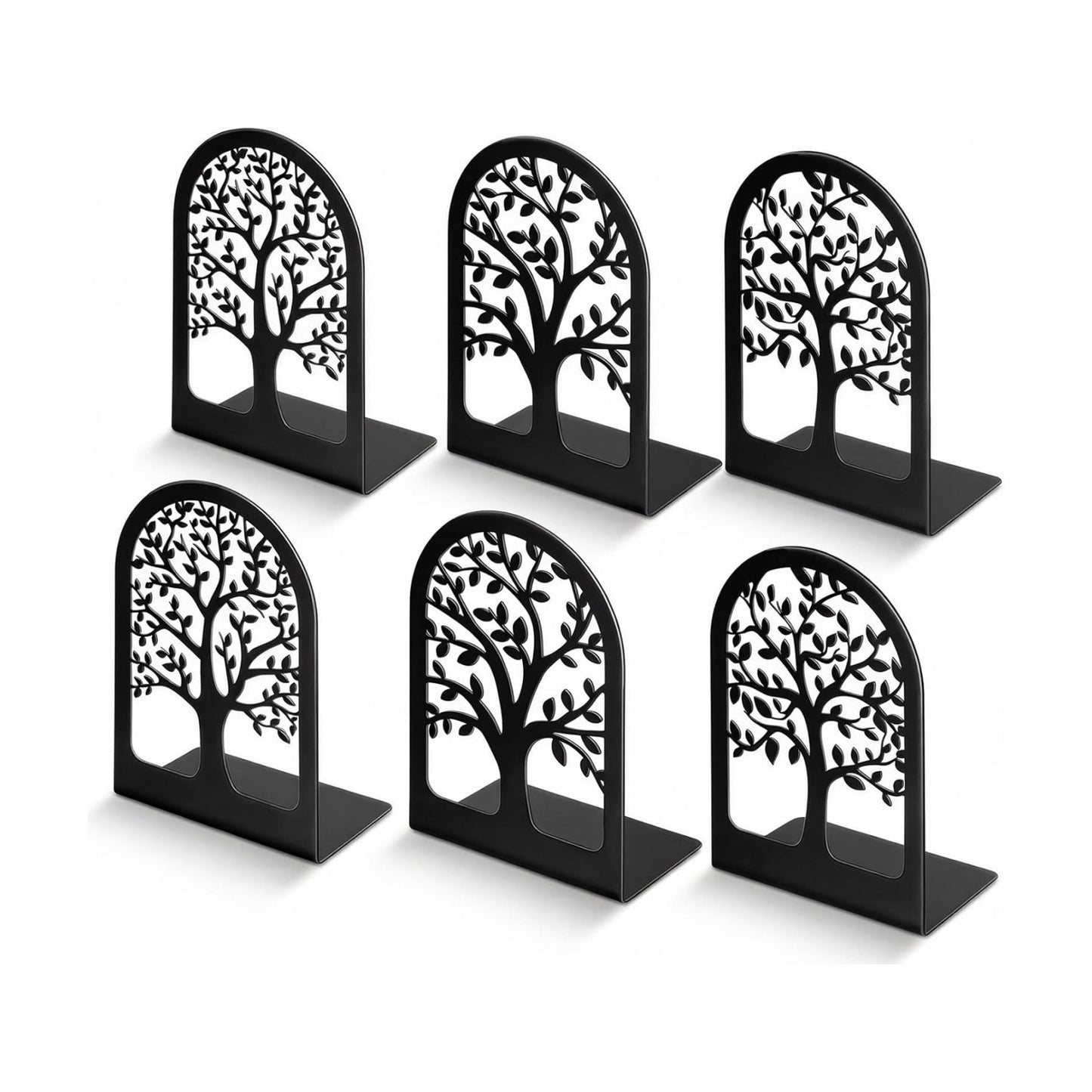 Metal Bookends / Book Ends / Black