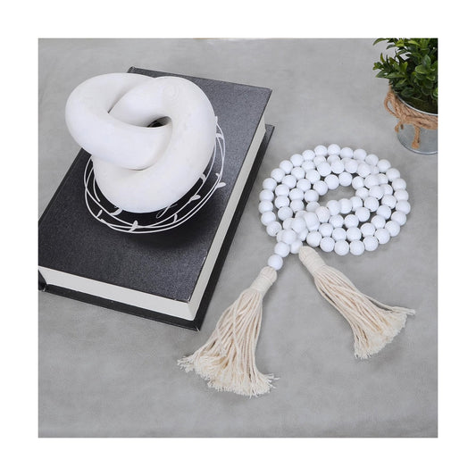 Wood Knot Chain Link / White