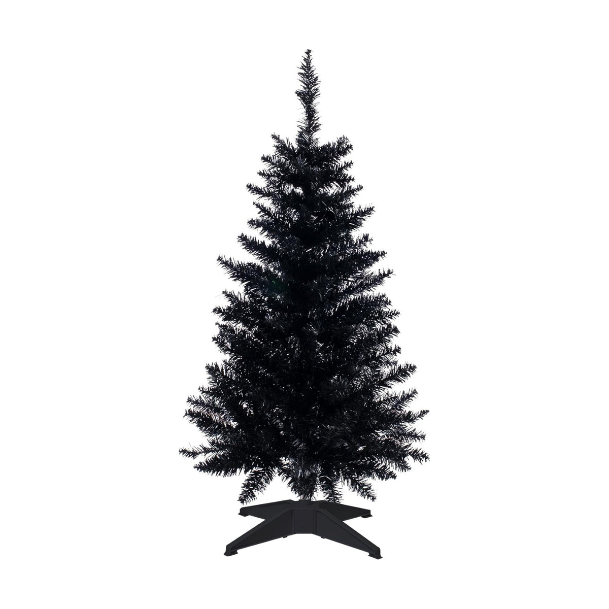 4FT Black Artificial Small Christmas Tree Mini Tabletop Decor