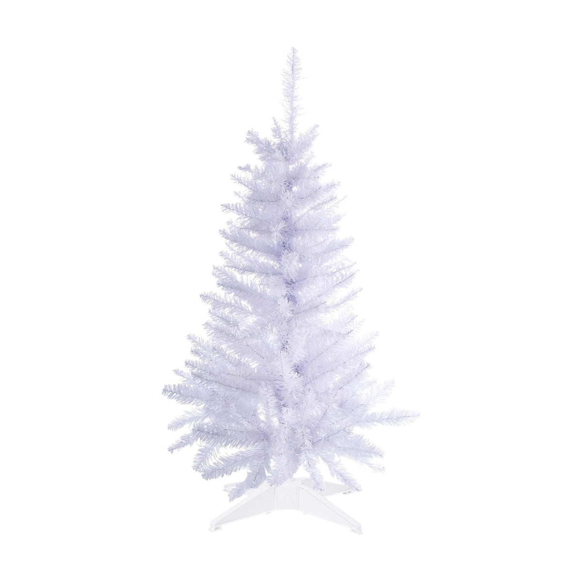 4FT White Artificial Small Christmas Tree Mini Tabletop Decor