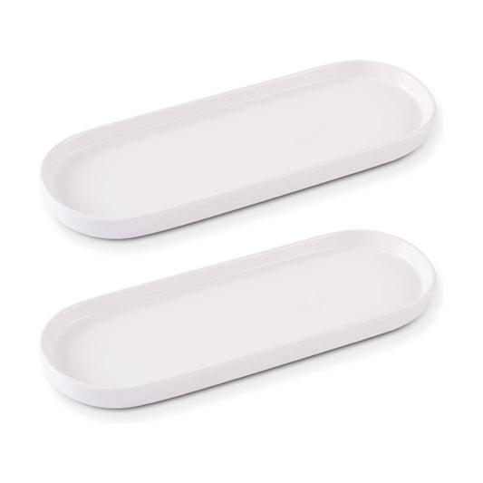 Ceramic Sink Tray / White / Set of 2
