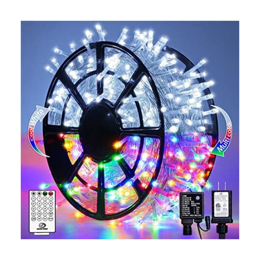 JMEXSUSS 500 LED White & Multicolor Color Changing String Lights