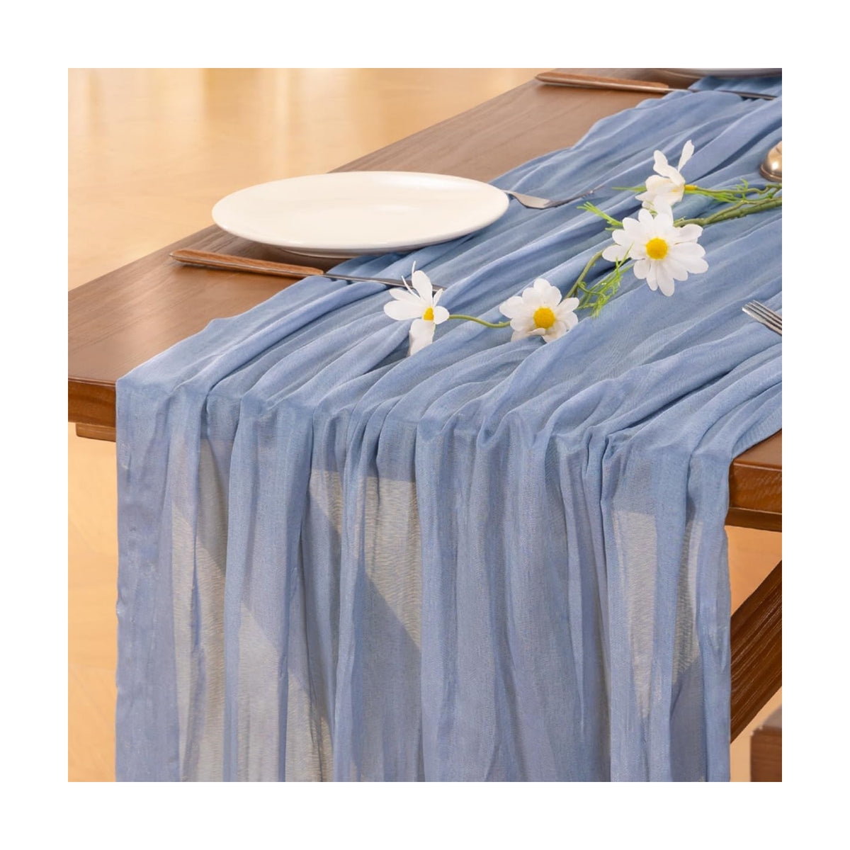 Cheesecloth Table Runner Fall Boho Wedding Birthday Party Home Decor
