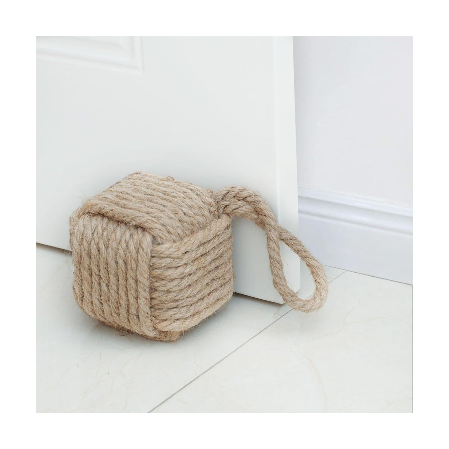 Jute Weighted Interior Doorstop / Jute Knot 5