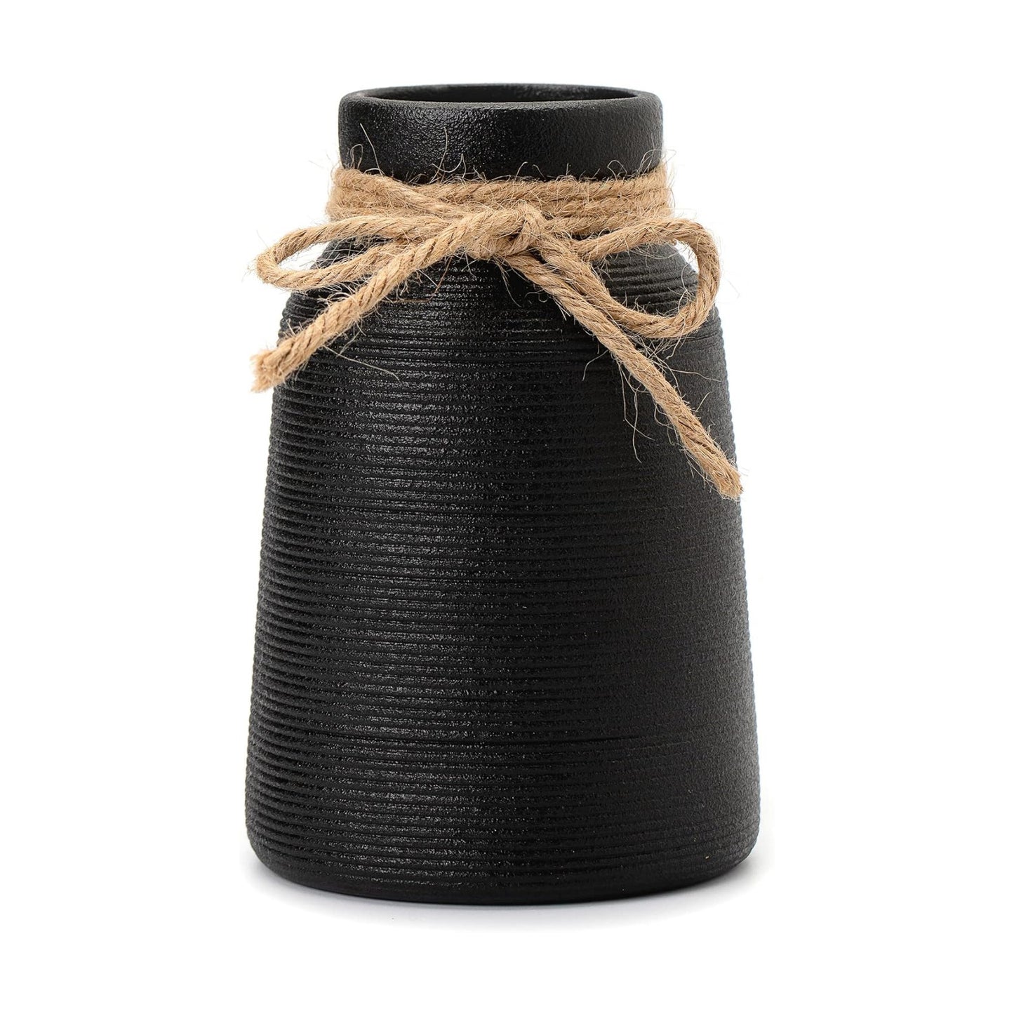Ceramic Vase / Small Flower Vase / Black