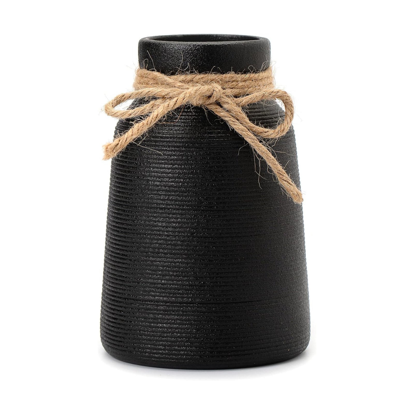 Ceramic Vase / Small Flower Vase / Black