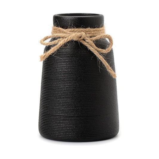 Ceramic Vase / Small Flower Vase / Black