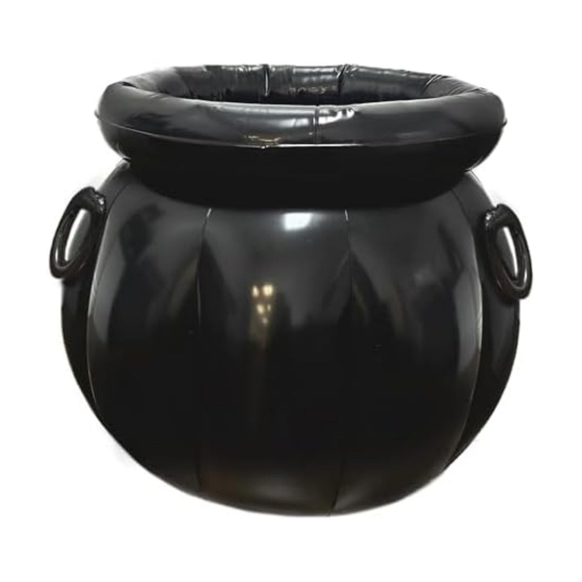 GIFTEXPRESS 22x18 Inch Large Inflatable Halloween Cauldron Drink Cooler, St Patrick Pot of Gold, Beverage Holder, Candy Kettle, Witch's Cauldron, Party Decoration