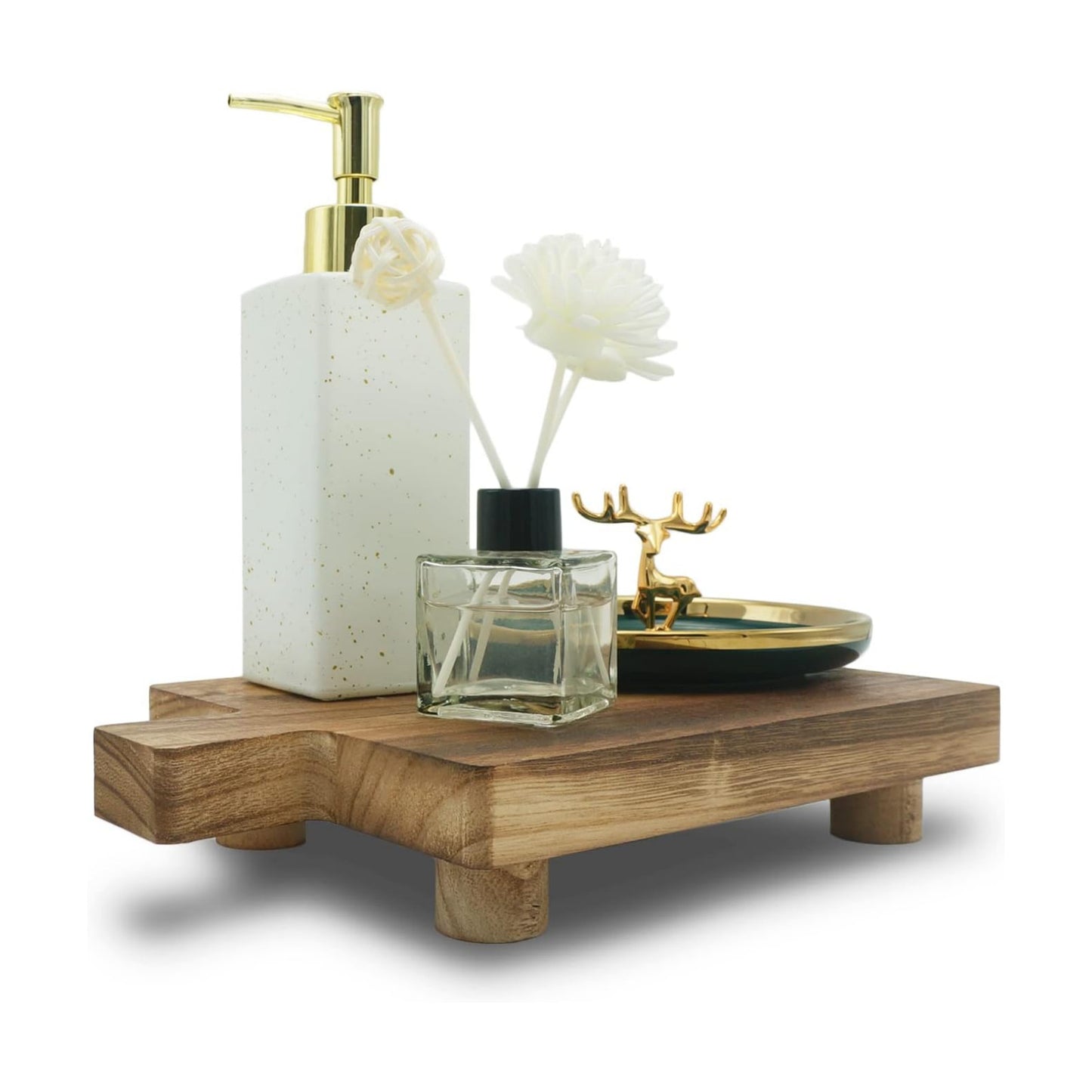 Handmade Wooden Tray / Wood / 10.8 x 6.9 x 2