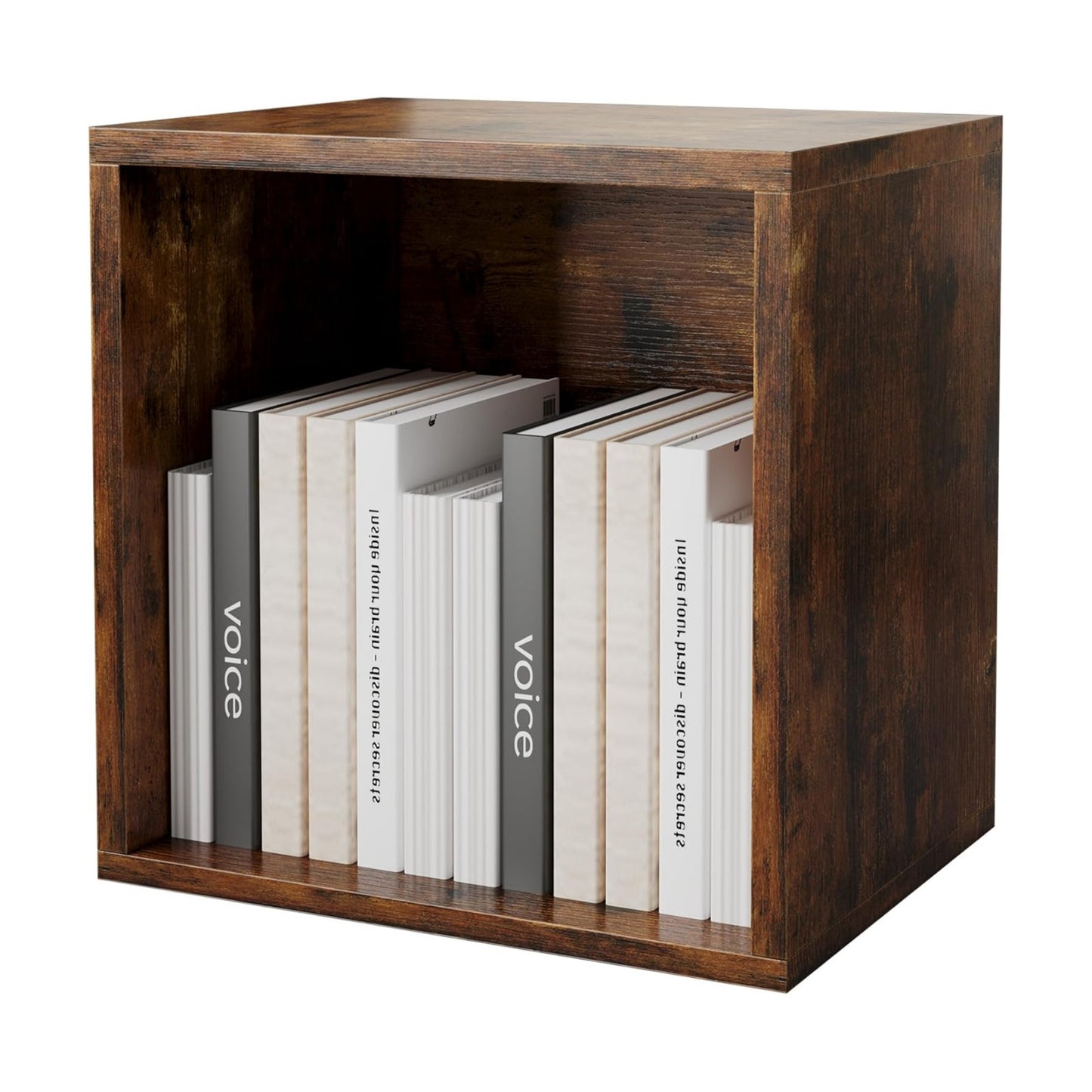 Magic DIY Cube Storage Organizer Stackable Cubes / Antique Brown / General Cube
