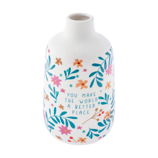 Mini Vases for Modern Farmhouse Decor / White,better Place / Medium