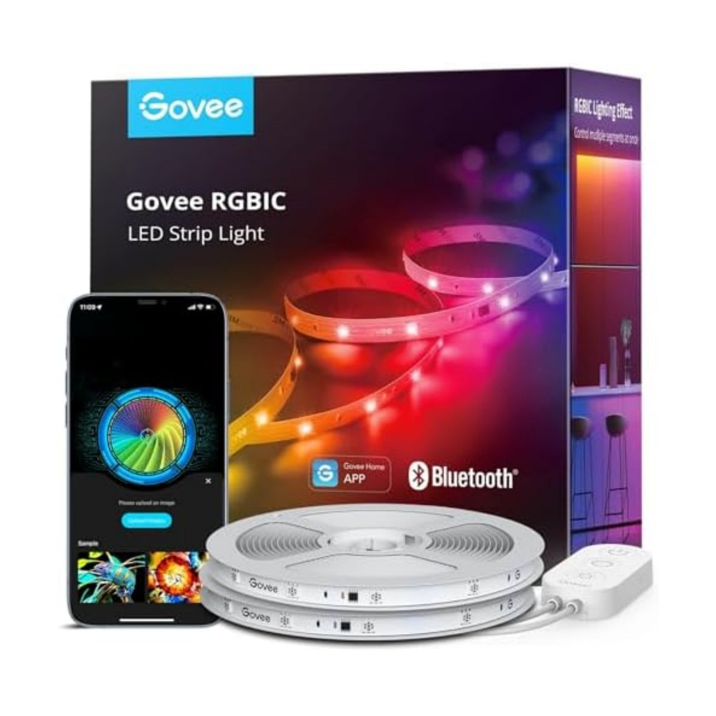 Govee 65.6ft RGBIC LED Strip Lights, LED Lights for Bedroom, APP Control