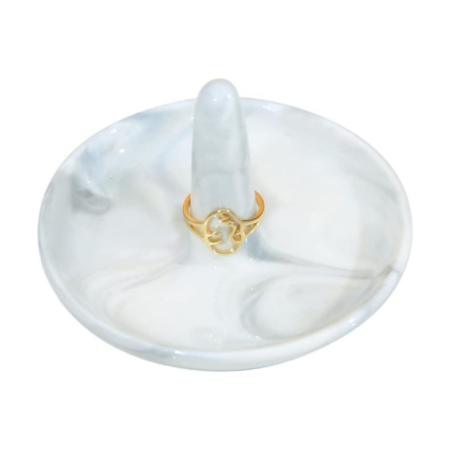 Marble Ring Dish Holder / Grey 2