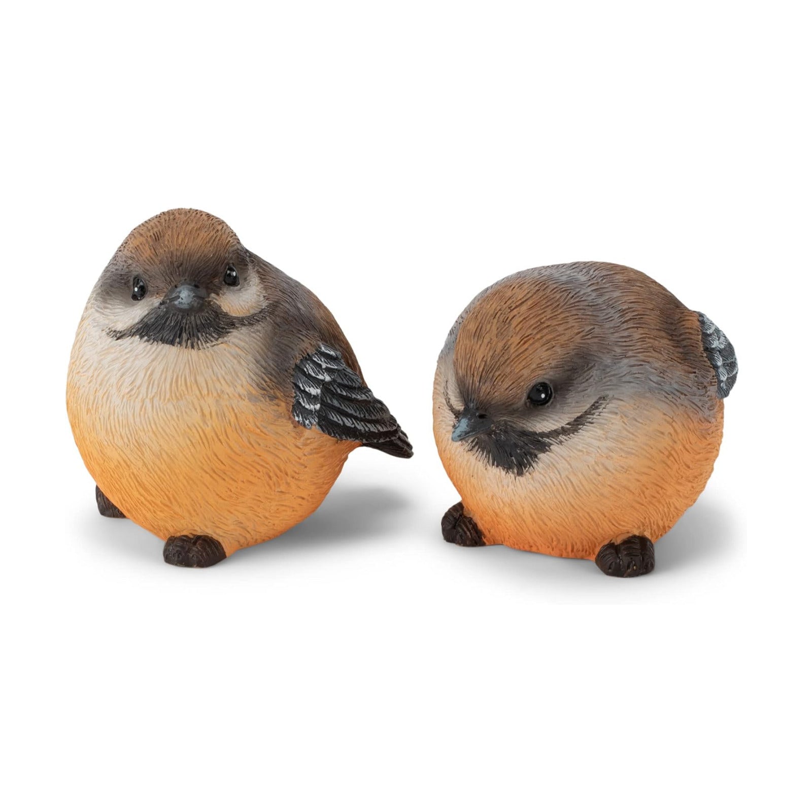 Brown Resin Figurine / Yellow / 3 Inch / Set of 2