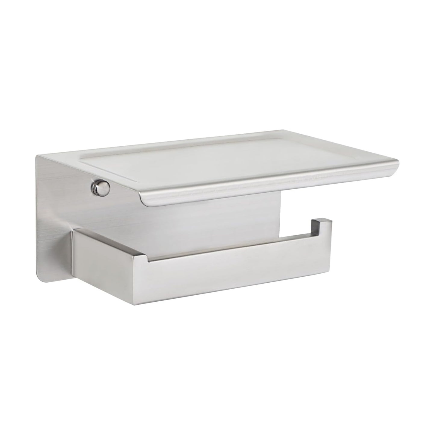 Alise Toilet Paper Holder,Bathroom Tissue Holder with Shelf,Brushed | SUS304 Stainless Steel Toilet Paper Roll Holder