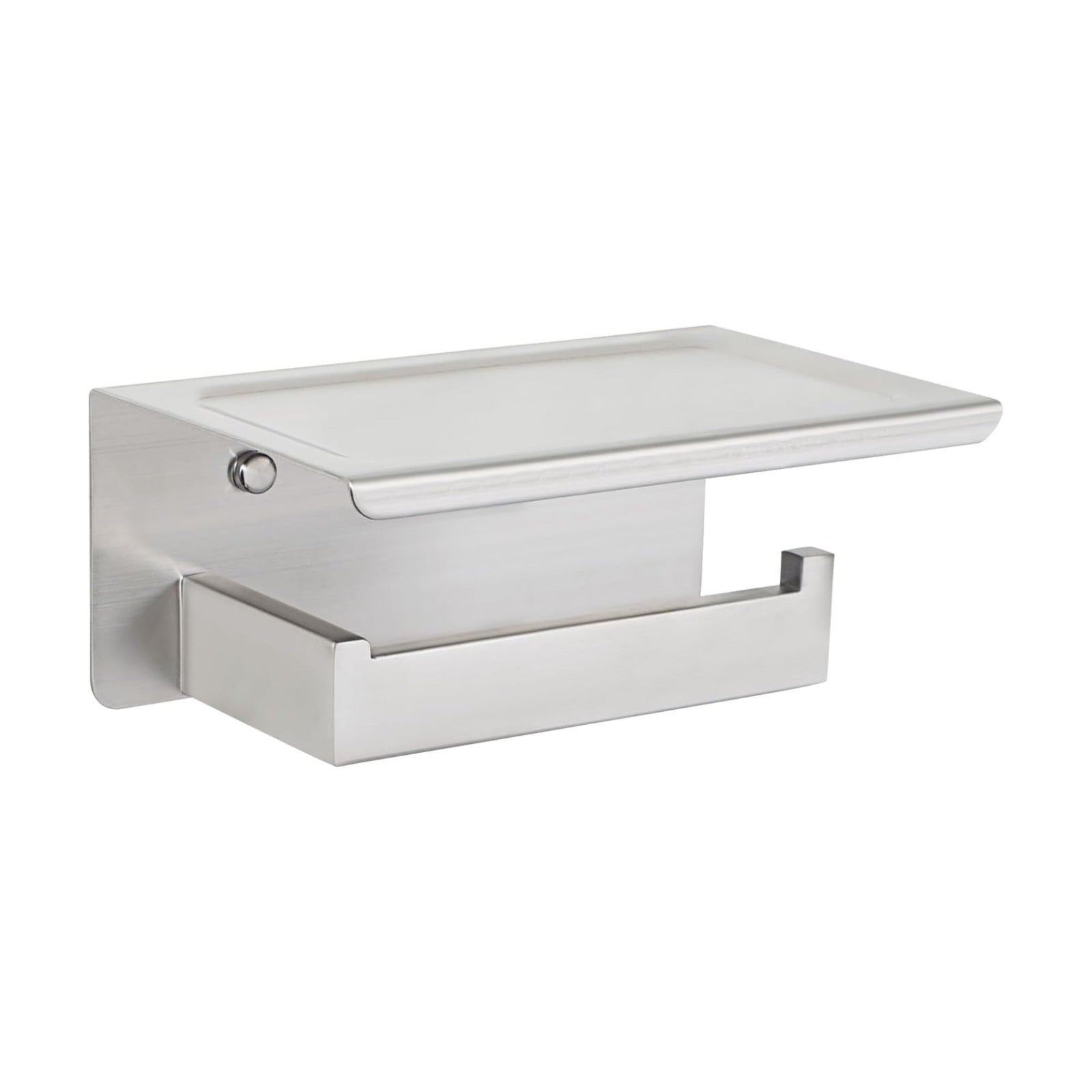 Alise Toilet Paper Holder,Bathroom Tissue Holder with Shelf,Brushed | SUS304 Stainless Steel Toilet Paper Roll Holder