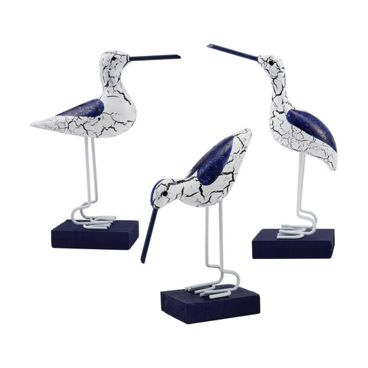 Wooden Seabird Figurine Ornament