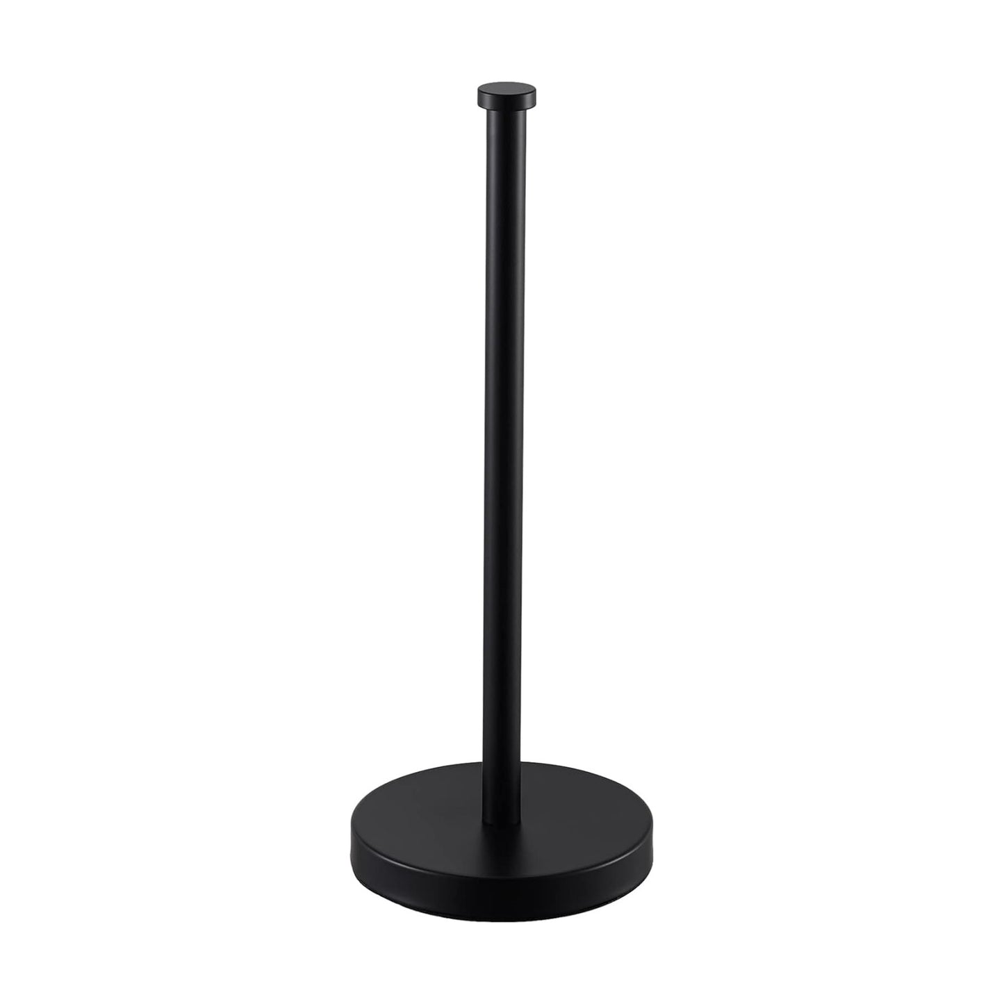 KES Toiler Paper Storage Stand, Heavy Base, 3 Rolls, Black | Freestanding Toilet Paper Holder Storage for Bathroom