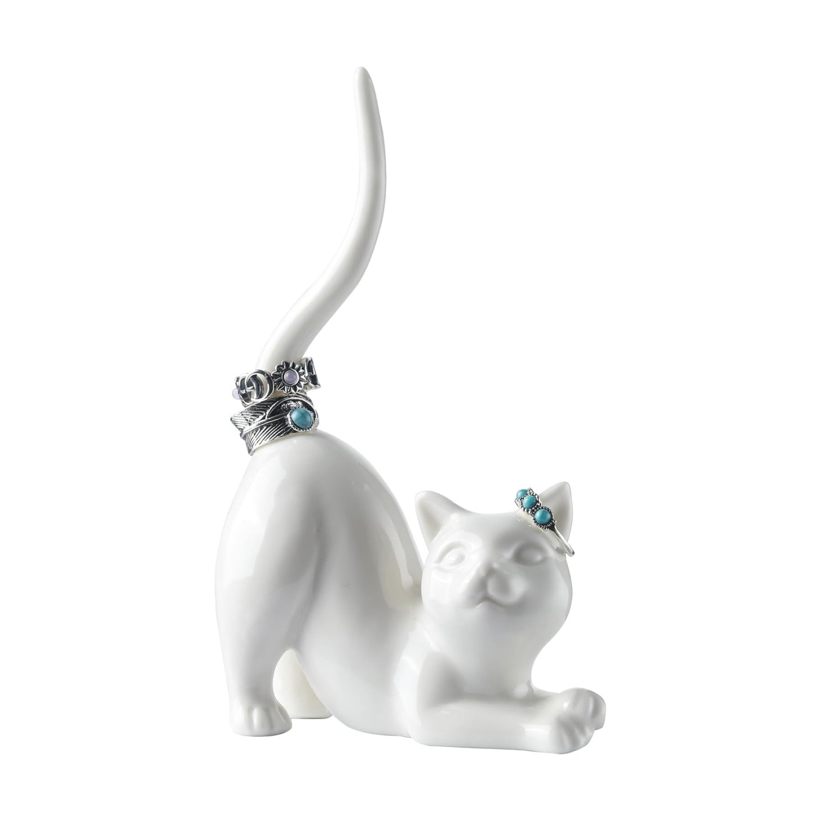 Cat Ring Holder Wedding Ring Stand Lover Gift For Women Friends Birthday / Kitty