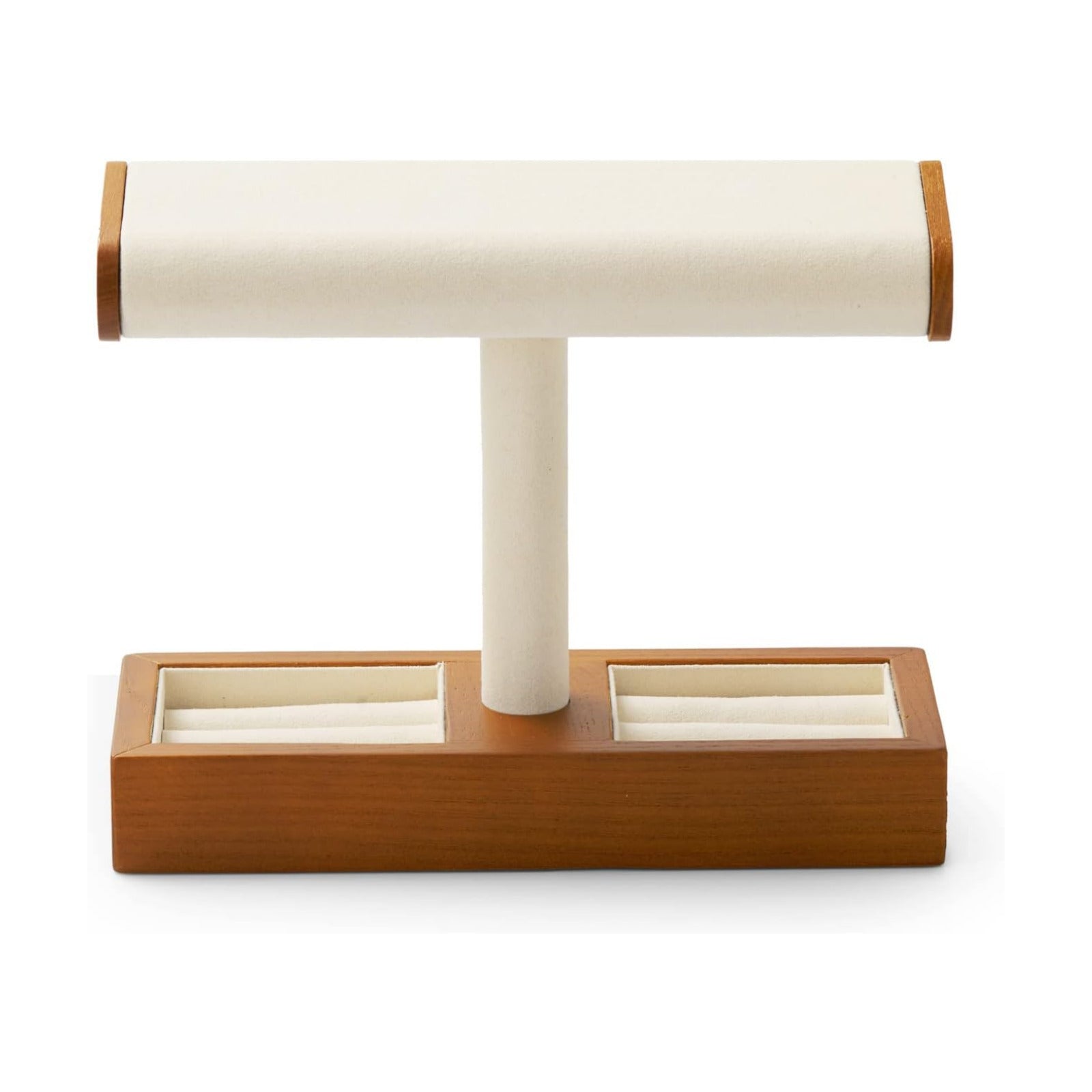 Oirlv Solid Wood Watch Stand,Watch Organizer Holder for Men(Cream) | Fits 4 watches,Great for Display Watches and
