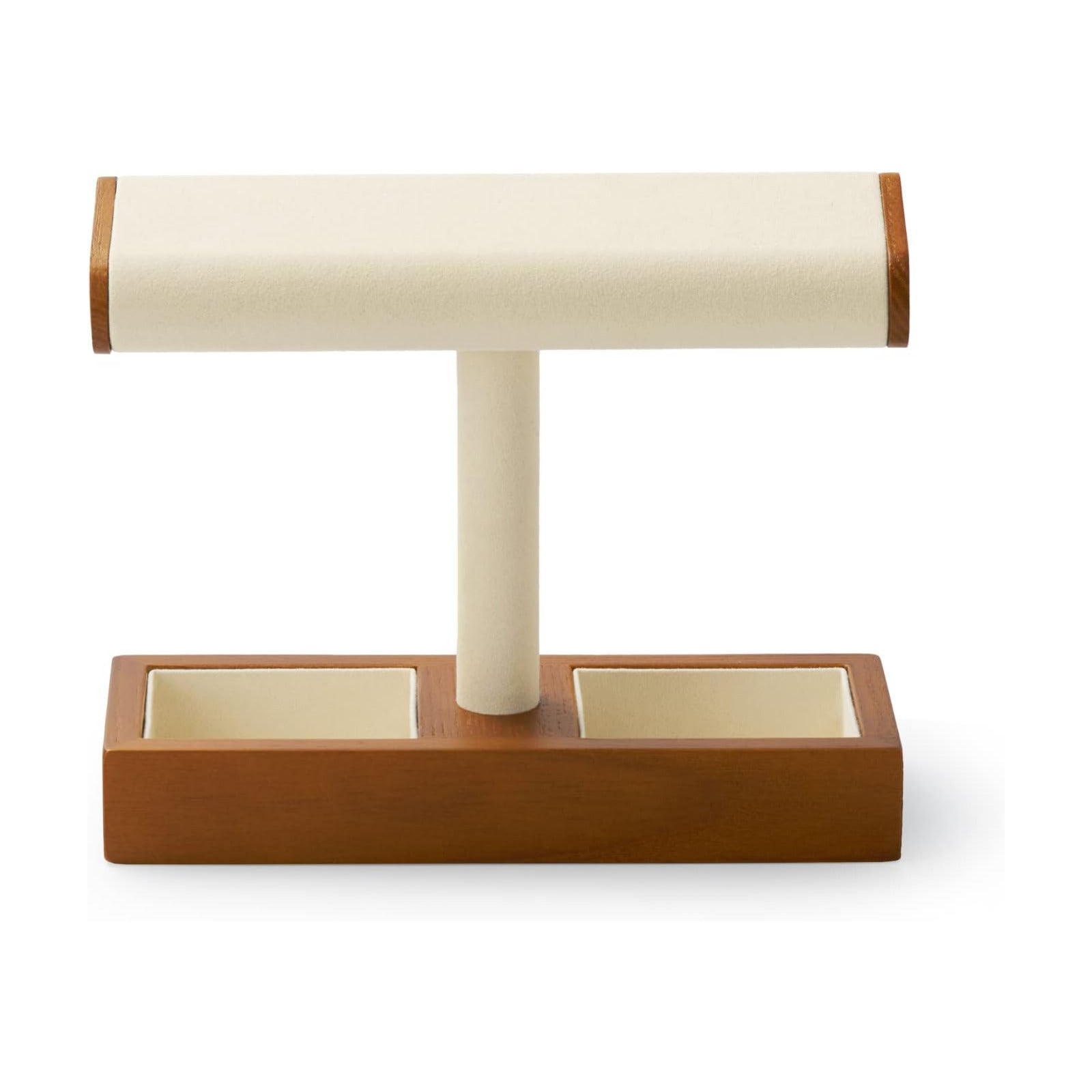 Oirlv Solid Wood Watch Stand,Watch Display Holder for Men(Cream) | Watch Organizer Gift for Husband/Father,Keep Watches