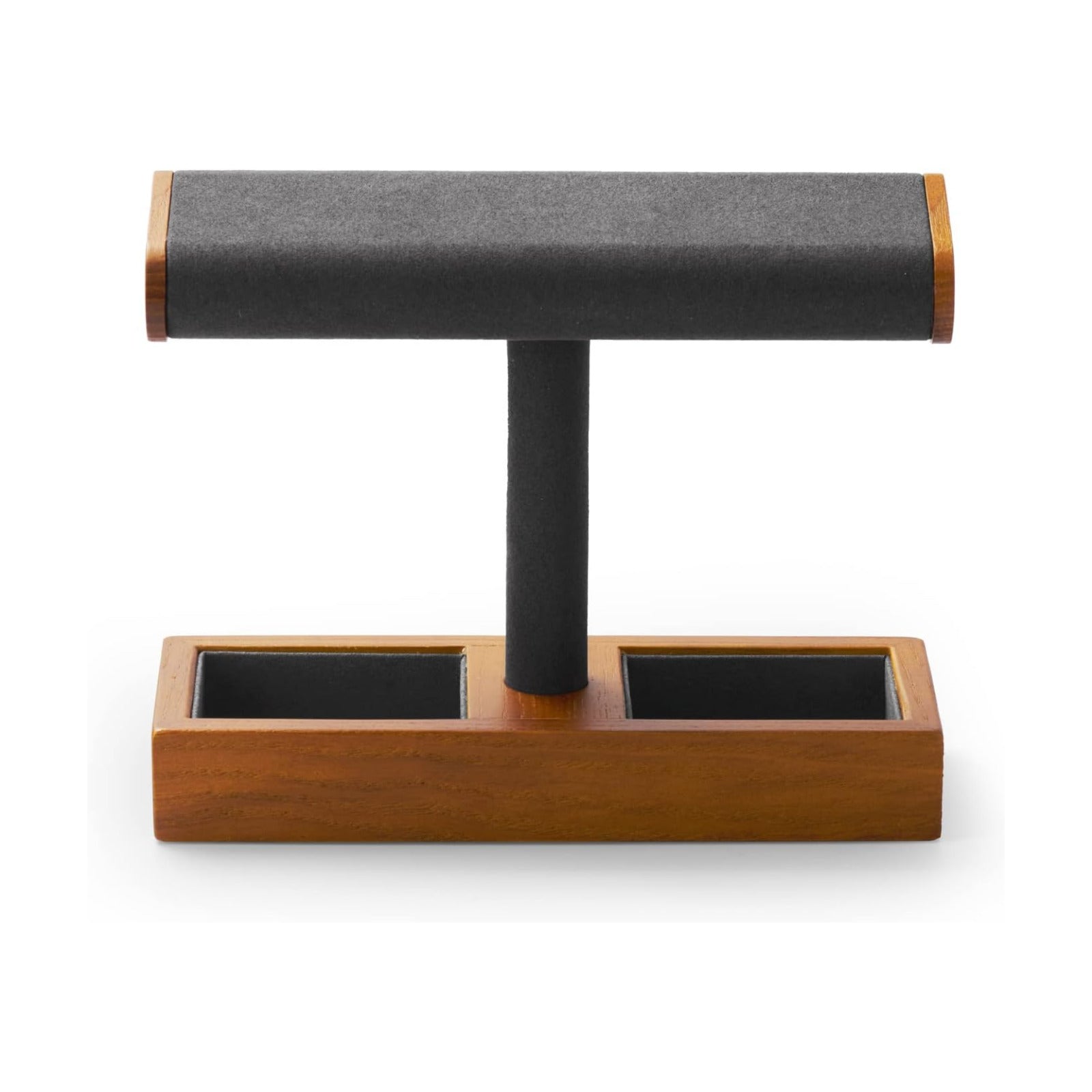 Oirlv Solid Wood Watch Stand,Watch Display Holder for Men(Grey) | Watch Organizer Gift for Husband/Father,Keep Watches