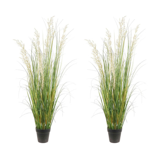 Artificial Plant / Faux House Plant in Pot / 4ft / 47 Inch / Set of 2