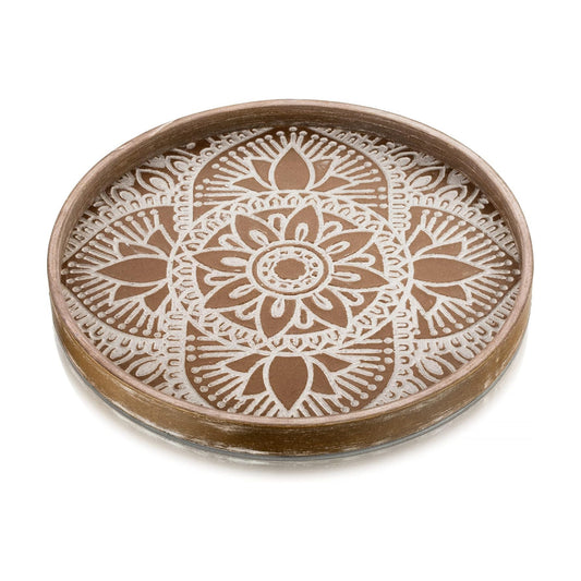 Boho Coffee Table Trays / 11.8 / Lotus Brown