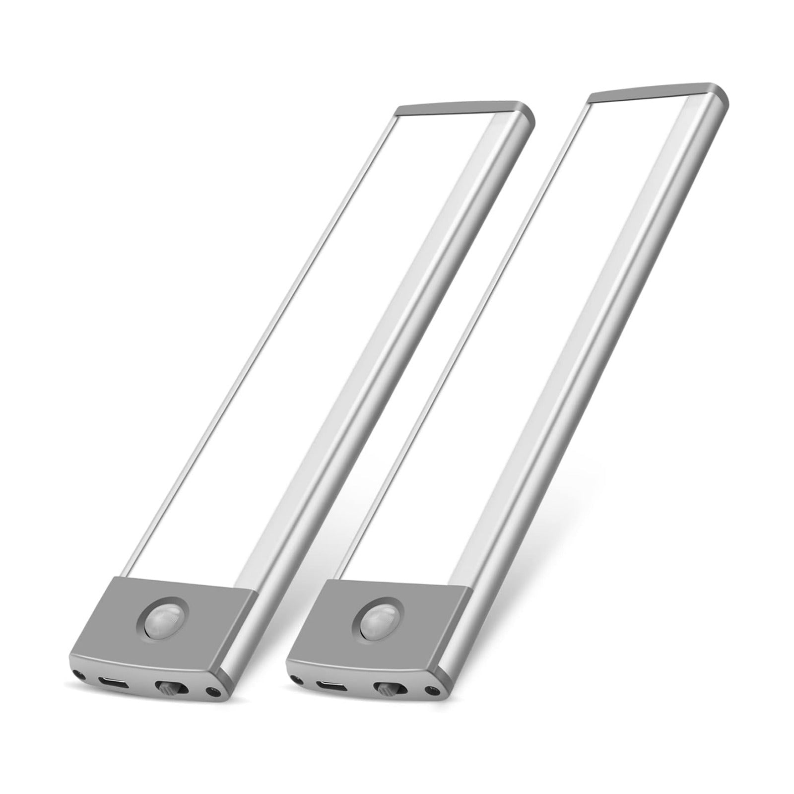 30-LED Under Cabinet Lights,USB Rechargeable Kitchen Cupboard Night Light,Battery Operated Under Counter Closet