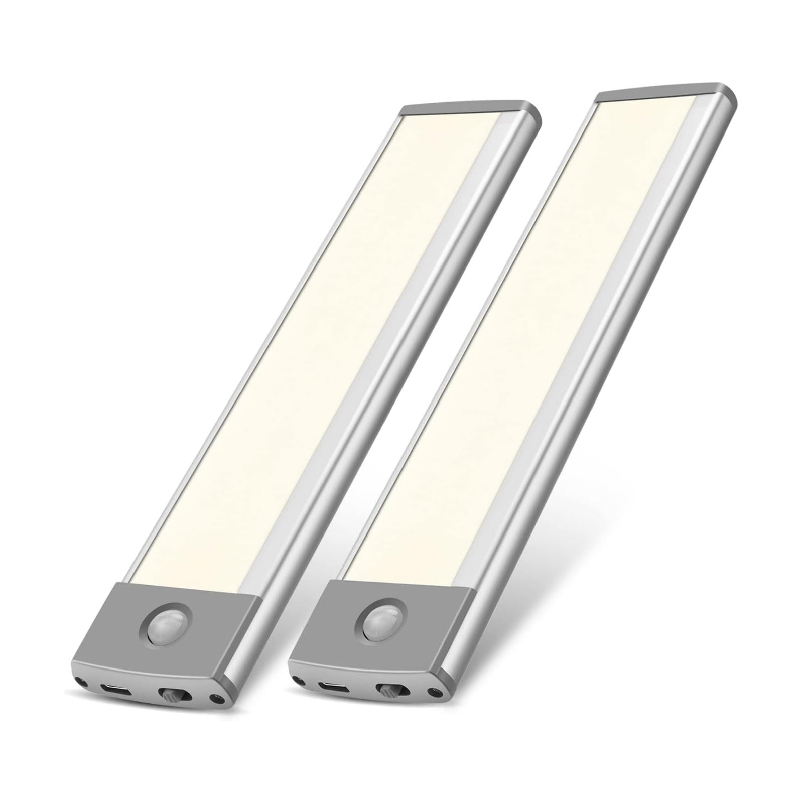 RXWLKJ 30-LED Under Cabinet Lights,USB Rechargeable Kitchen Night Light,Battery Operated Counter Closet