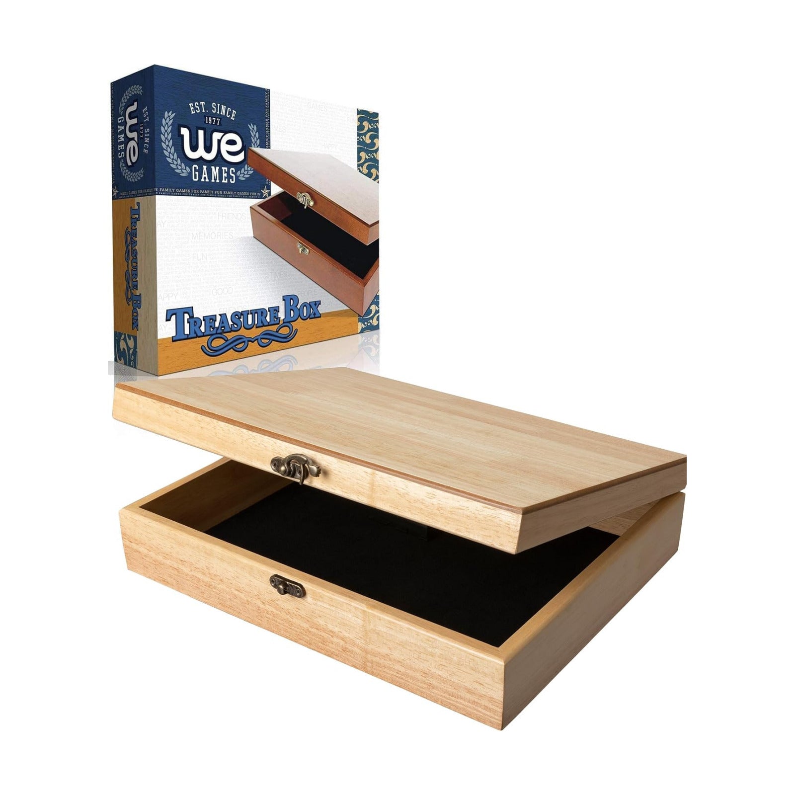 Old World Wooden Box / Natural Wood