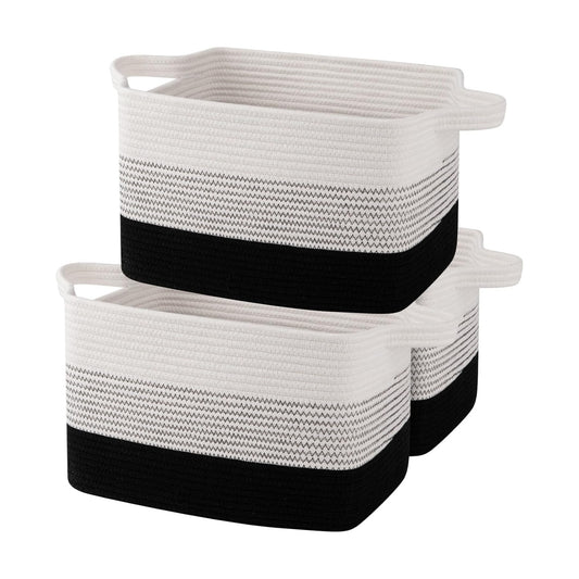 Woven Baskets for Storage / Gradient Dark / 13 x 9.9 x 8.7 / Set of 3