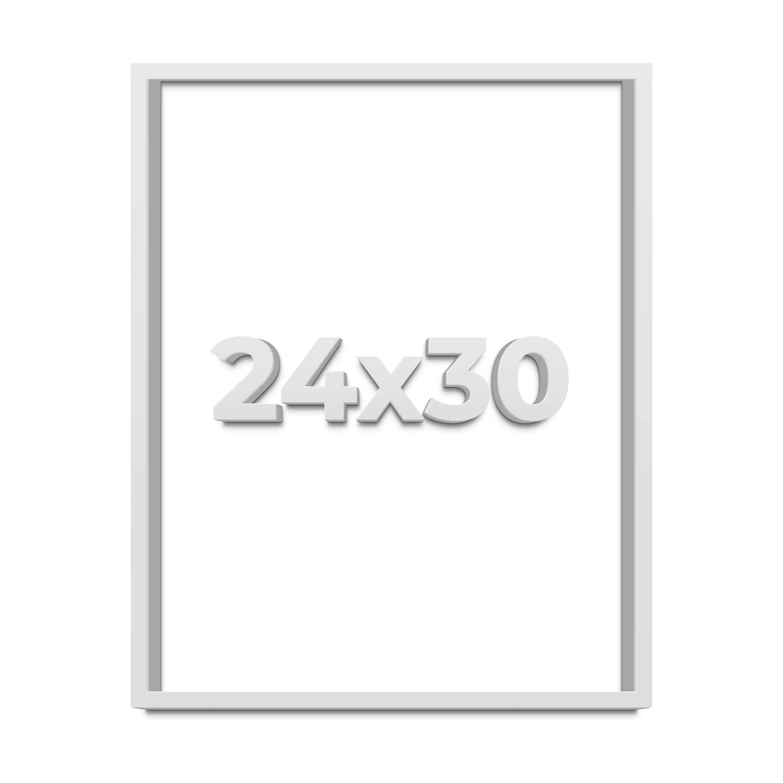 24x30 Large Shadow Box Display Wooden Frame with Acid-Free Backing UV Acrylic & Hanging Hardware with 0.75" Usable