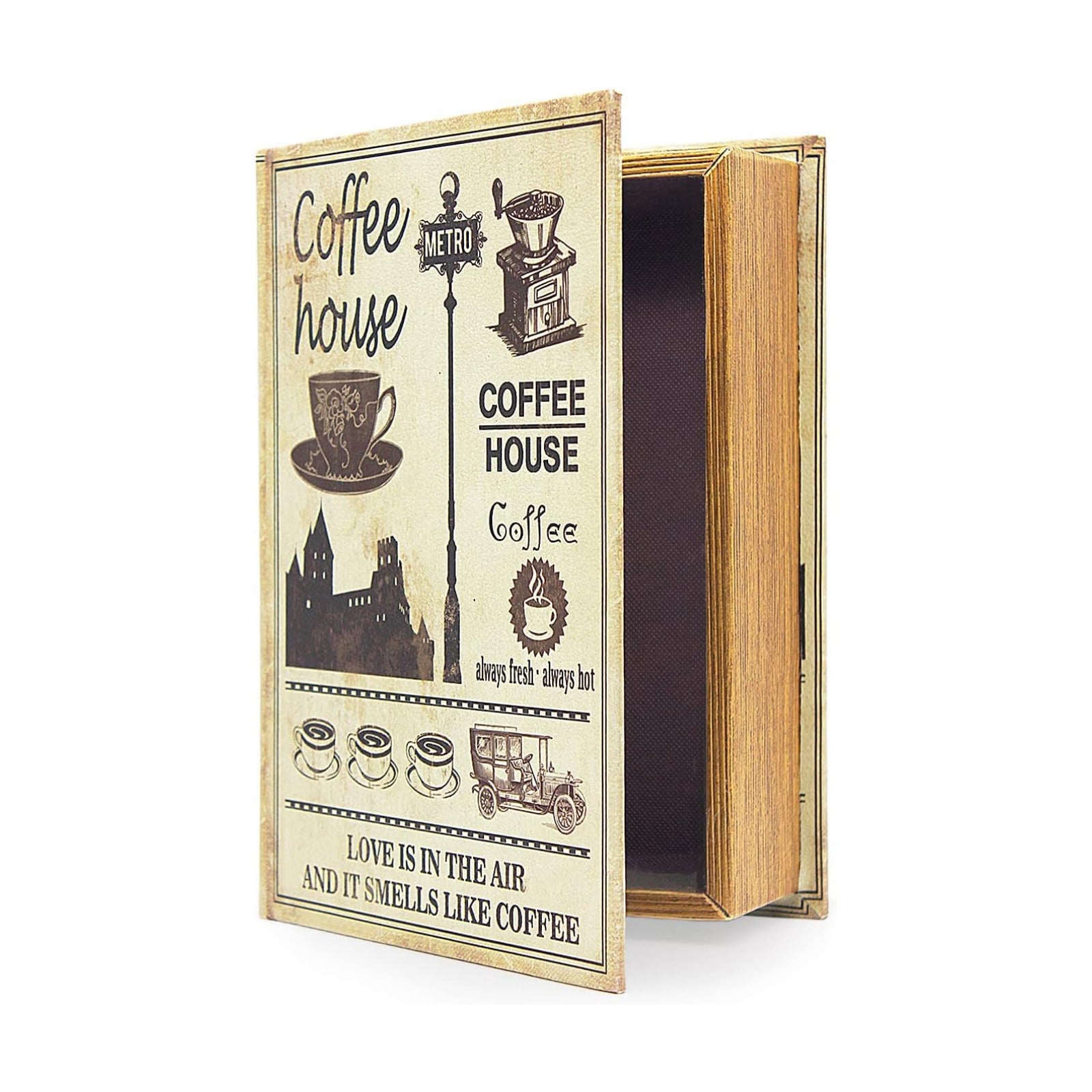 Decorative Book Boxes / Coffee House