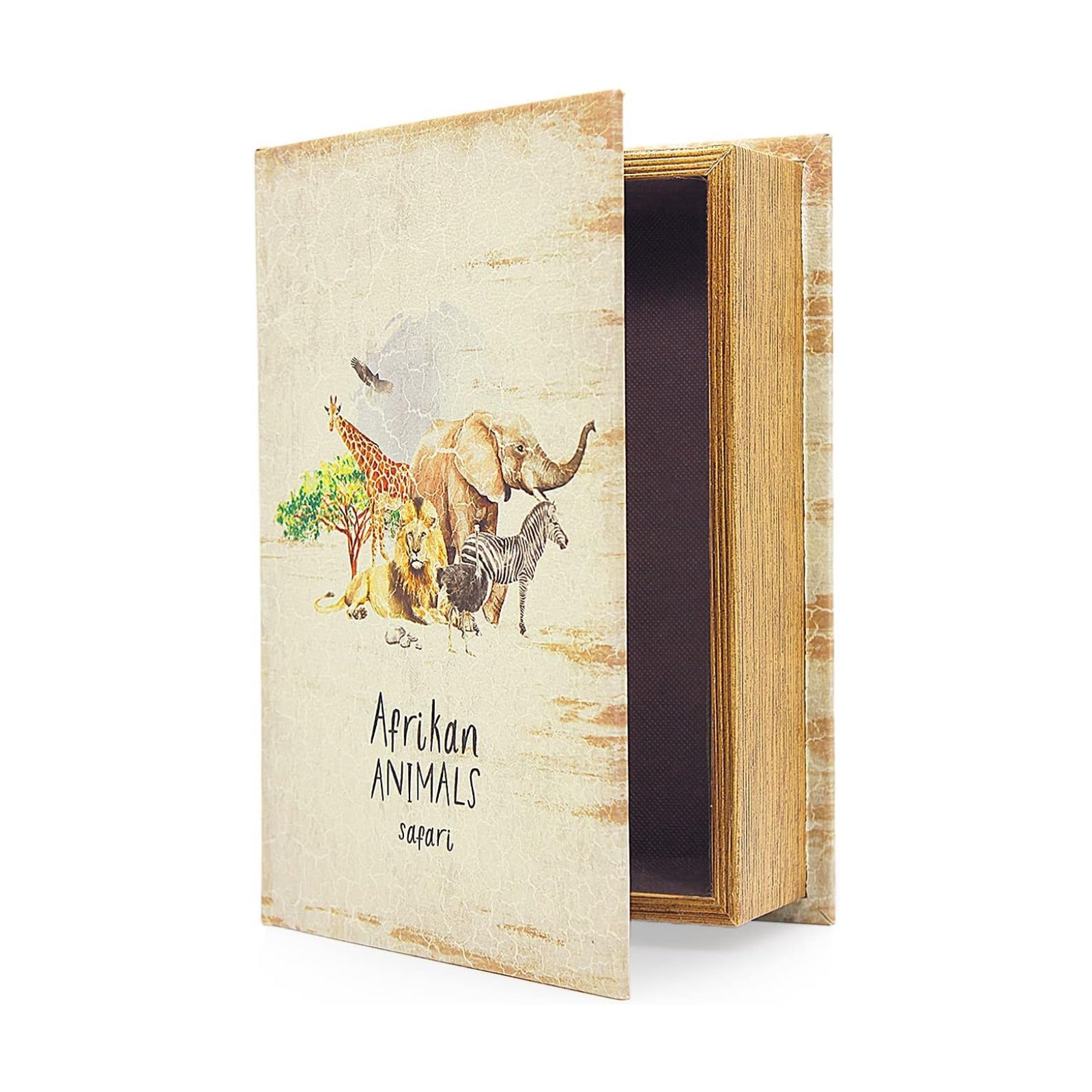 Decorative Book Boxes / Afrikan Animals