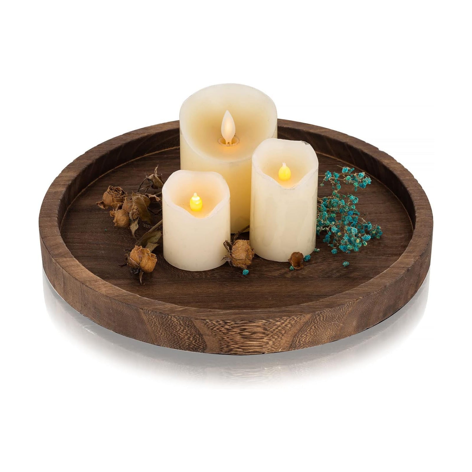 Small Rustic Trays / Rustic-round