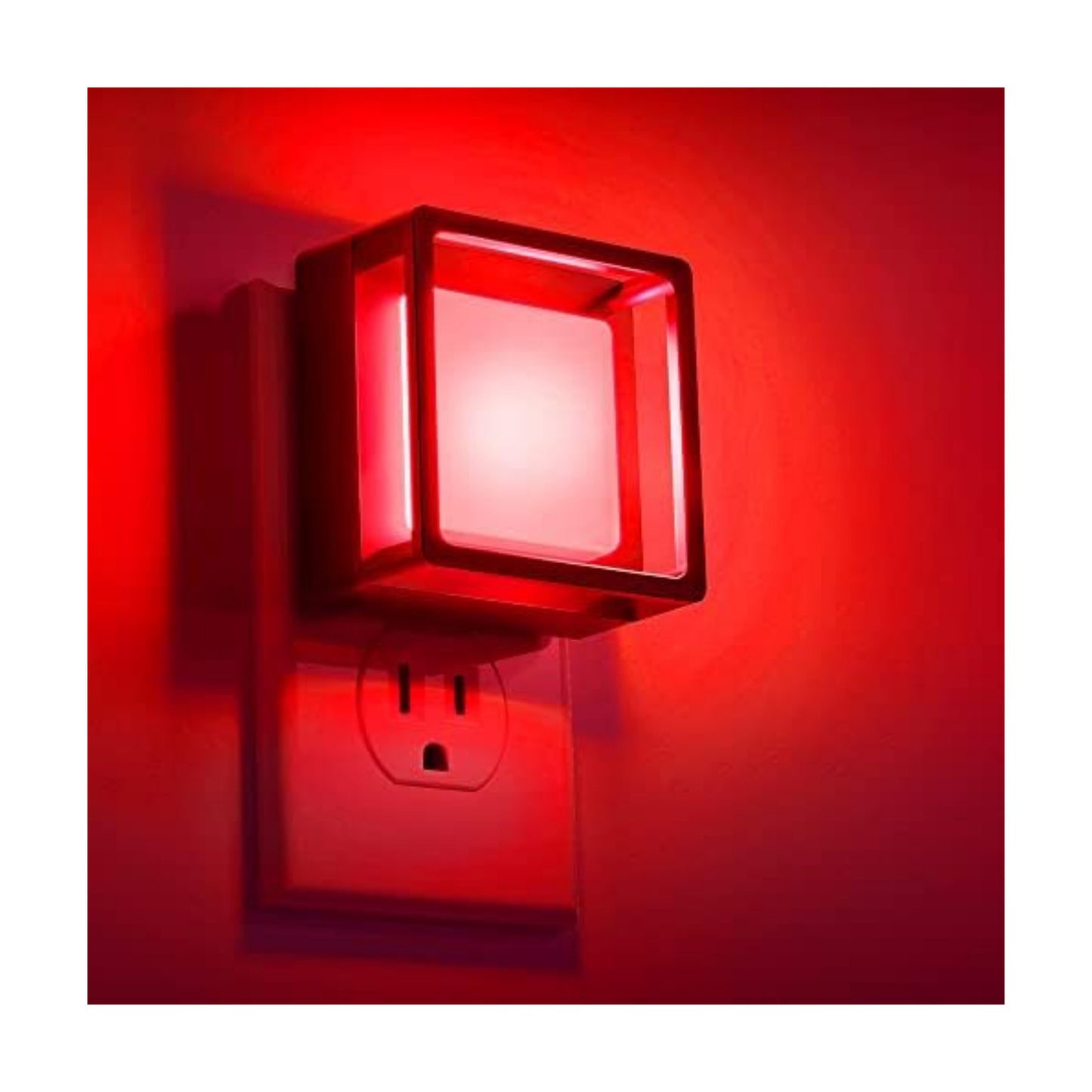DORESshop Red Night Light [2 Pack],Night Lights Plug Into Wall,Light Sensor