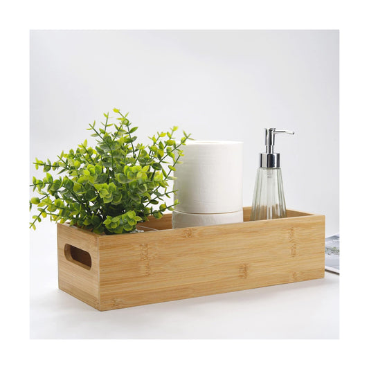 Toilet Tank Paper Basket for Back of Tank Top / 15 x 6 x 4