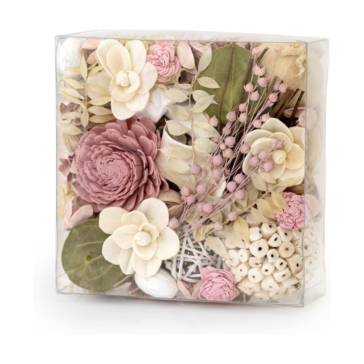ANDALUCA Maison Box Fragrance Potpourri Decorative Vase & Bowl Filler Home Décor (Pink Jasmine)