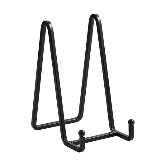 Metal Plate Stands for Display / 6 Inch / Black / Set of 2