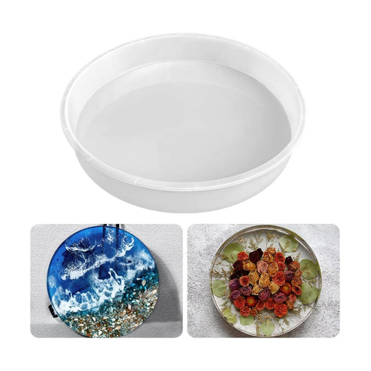 14" Round x 2" Deep XL Large Tray Mold / Set of 14