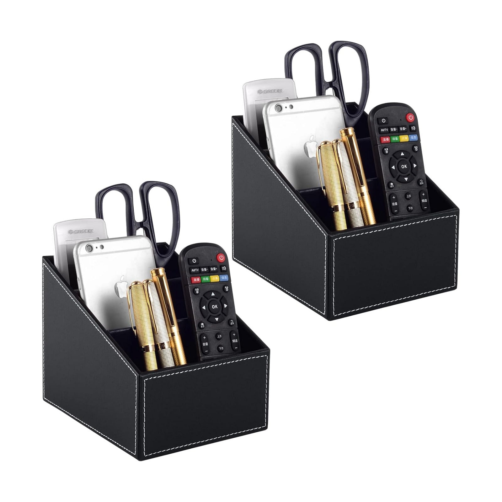 TV Remote Control Holder / Black / Set of 2