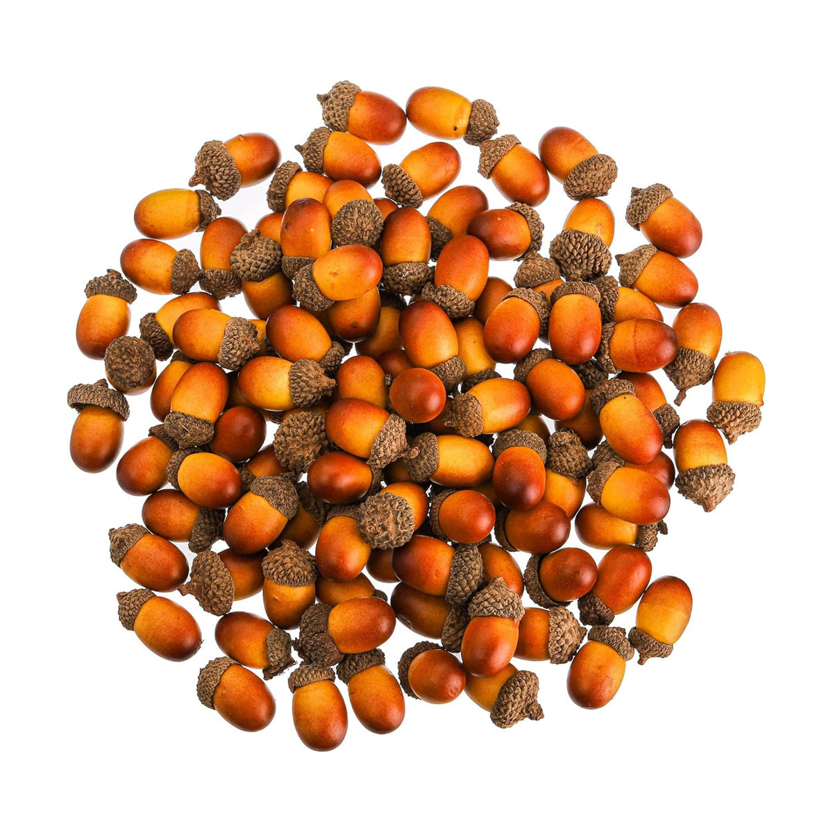 TOPZEA 150 Pack Artificial Acorns, Simulation Small Acorn with Natural Caps, Lifelike Fake Acorn Prop Table Vase Bowl Fillers, Festival Decor for Fall, Thanksgiving, Christmas, Crafts Supplies